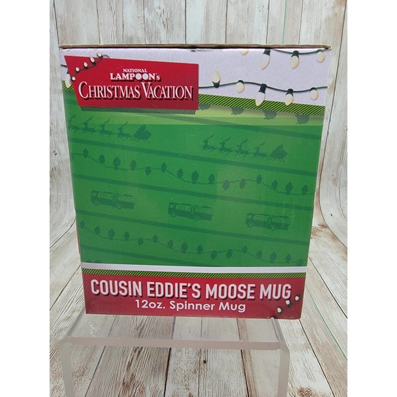 National Lampoon’s Christmas Vacation Cousin Eddie's Moose Spinner Ceramic Mug - Picture 6 of 6